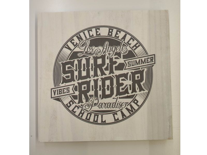 Surf Pro Riders Sign Cartel Retro Surf Rider – Fabricomania